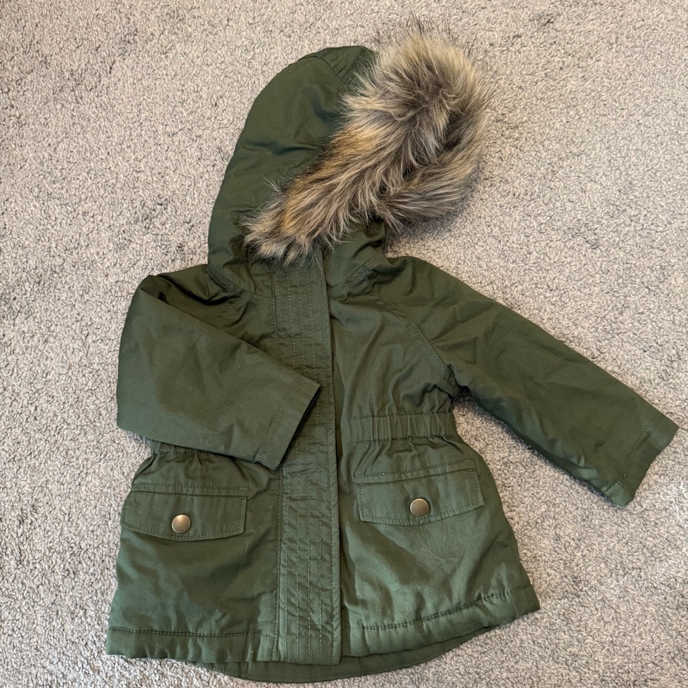LIKE NEW Old Navy Sherpa & Fleece Lined Parka
